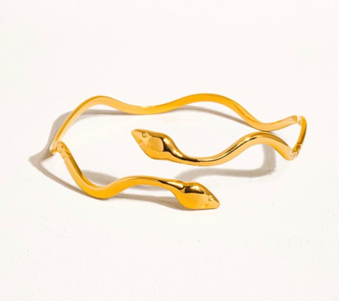 Serpent Wavy Bracelet