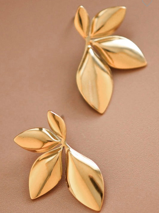 Tahiti Leaf Earrings